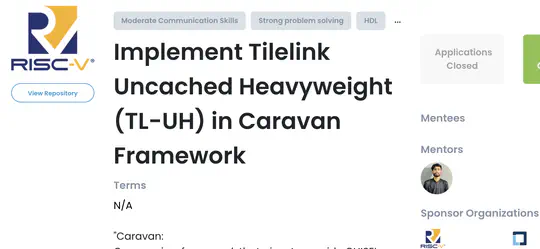 Implement Tilelink Uncached Heavyweight (TL-UH) in Caravan Framework